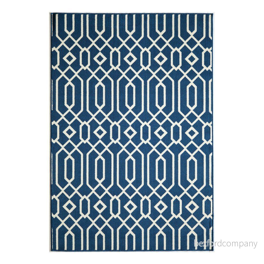 Tmavě modrý koberec Nourison Baja Talara Clara, 170 x 119 cm v:1054354