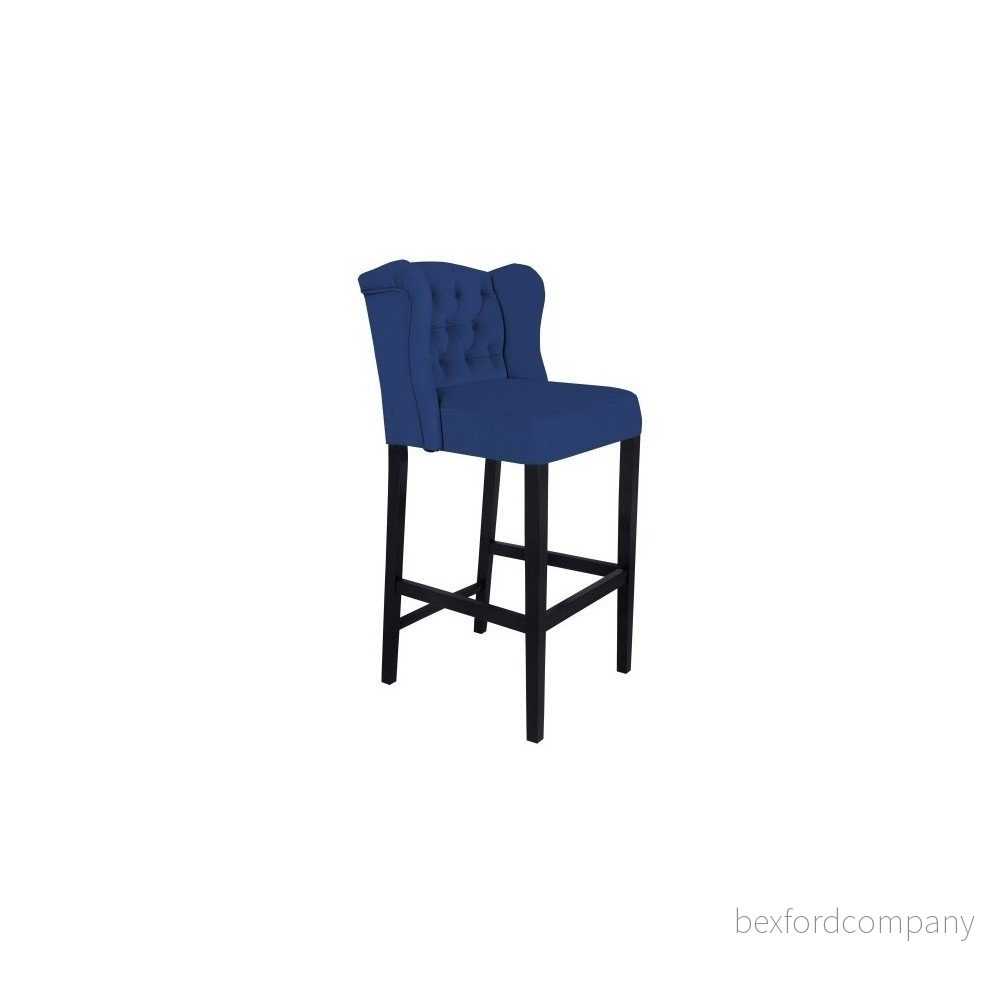 Modrá barová židle Mazzini Sofas Roco v:1082902