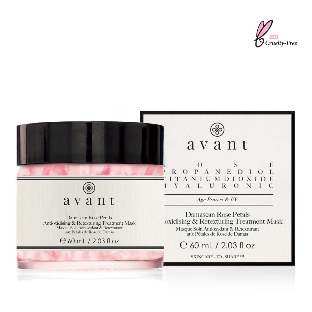 Pleťová maska Avant Damascan Rose Petals Antioxidising & Retexturing Treatment Mask, 60 ml v:1335380