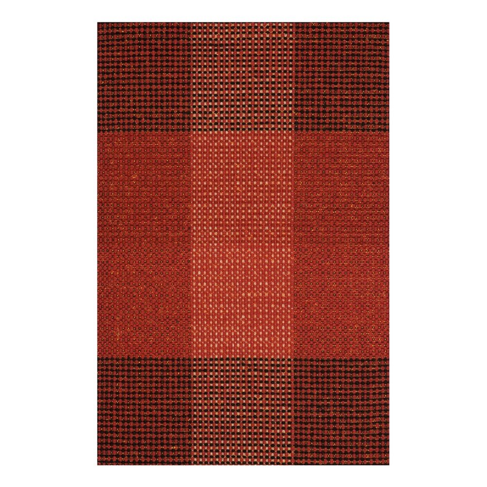 Červený ručně tkaný vlněný koberec Linie Design, 170 x 240 cm v:810174