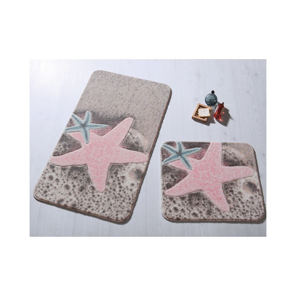 Sada 2 předložek do koupelny Confetti Bathmats Stars v:948982