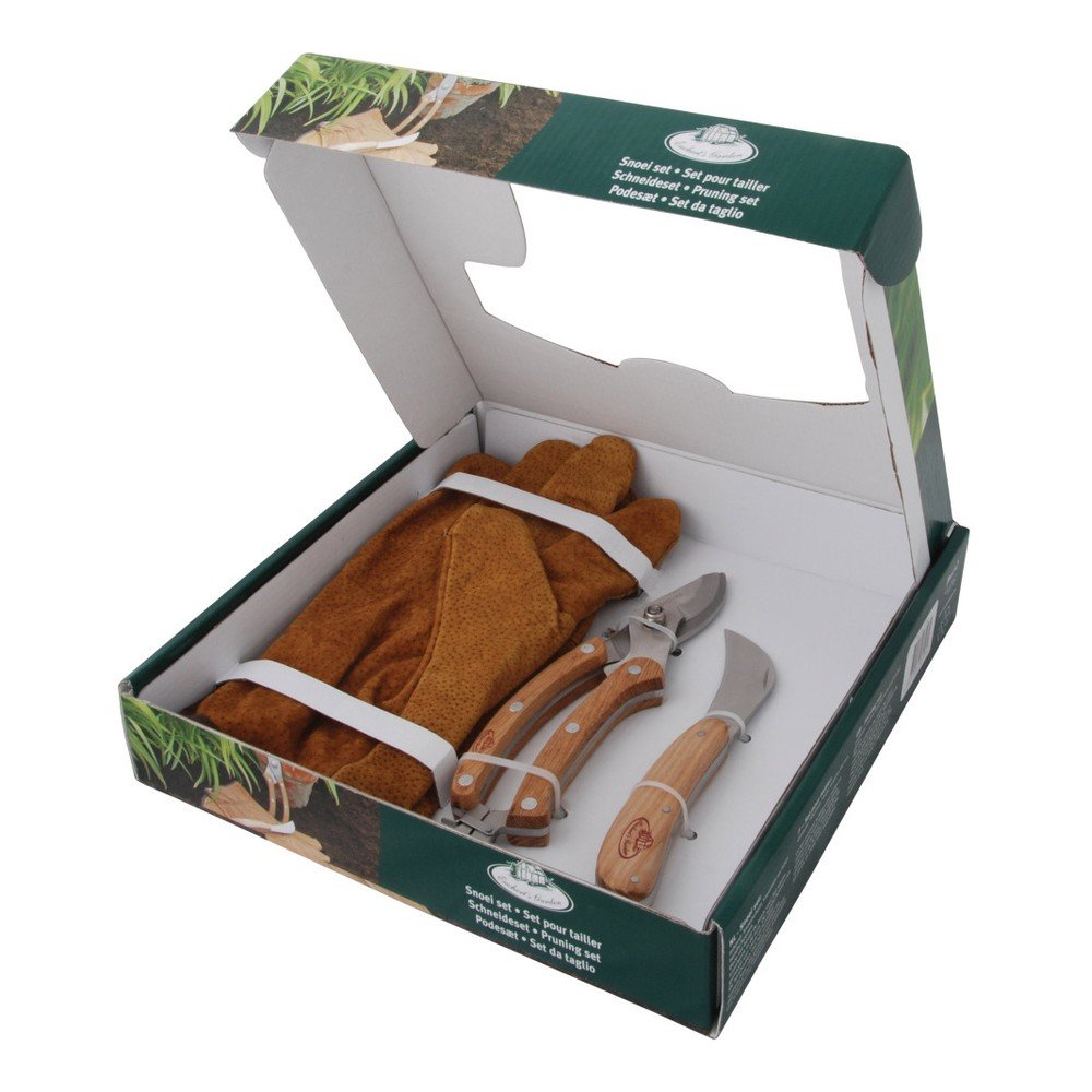 Set roubovacích nástrojů a kožených rukavic Esschert Design Smooth v:789910