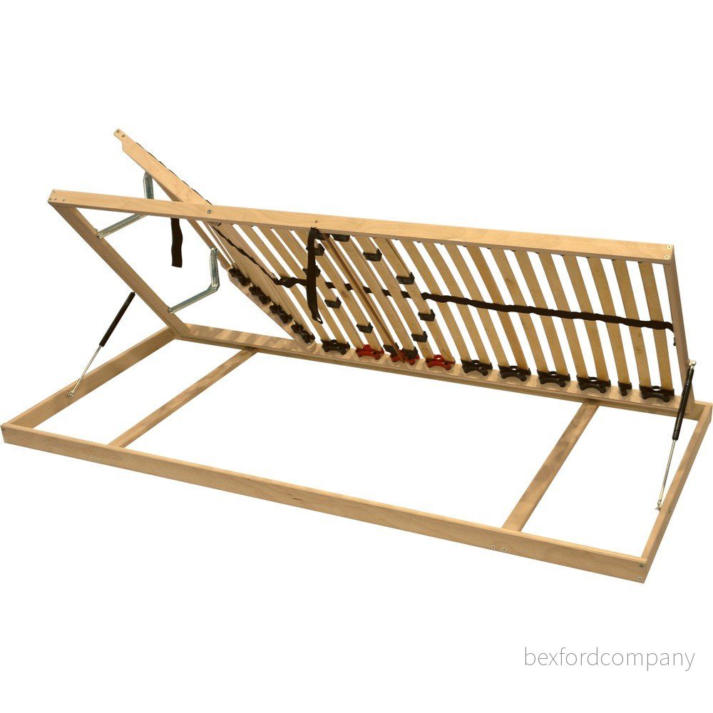 Polohovatelný výklopný lamelový rošt 90x200 cm DOUBLE BVH – Materasso v:1680948