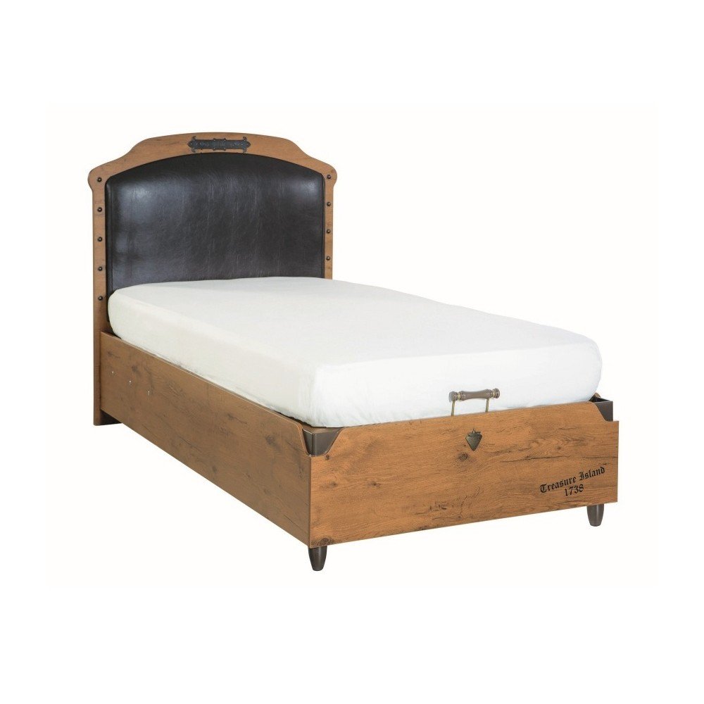 Jednolůžková postel s úložným prostorem Pirate Bed With Base, 100 x 200 cm v:1207870