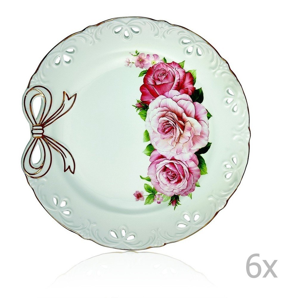 Sada 6 porcelánových talířů Loulou v:1268756