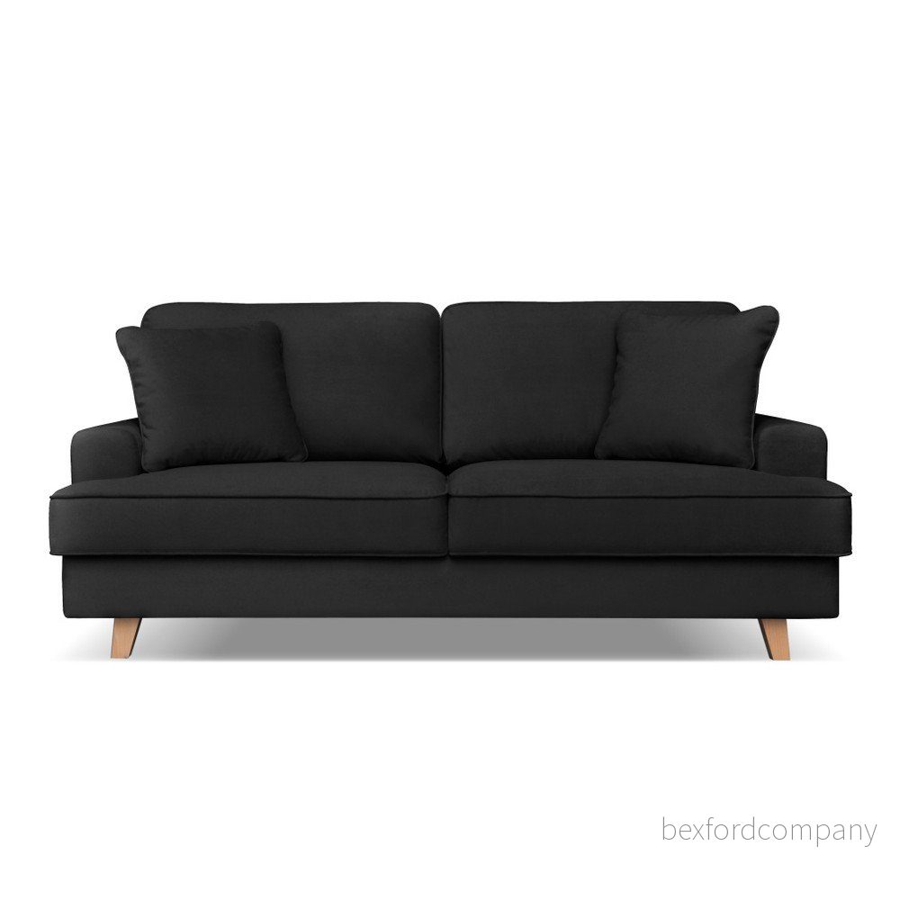 Černá pohovka pro tři Cosmopolitan design Madrid v:760160