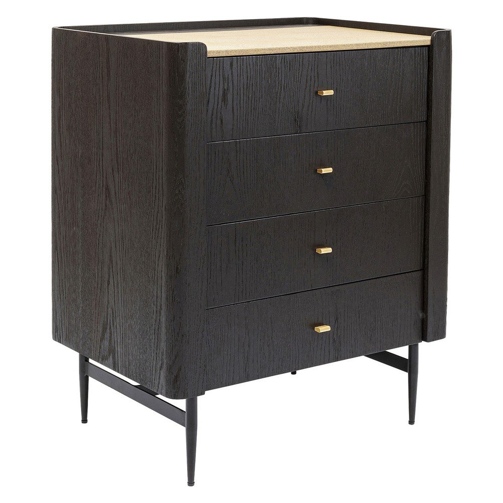 Černá komoda Kare Design Milano, výška 100 cm v:1363979