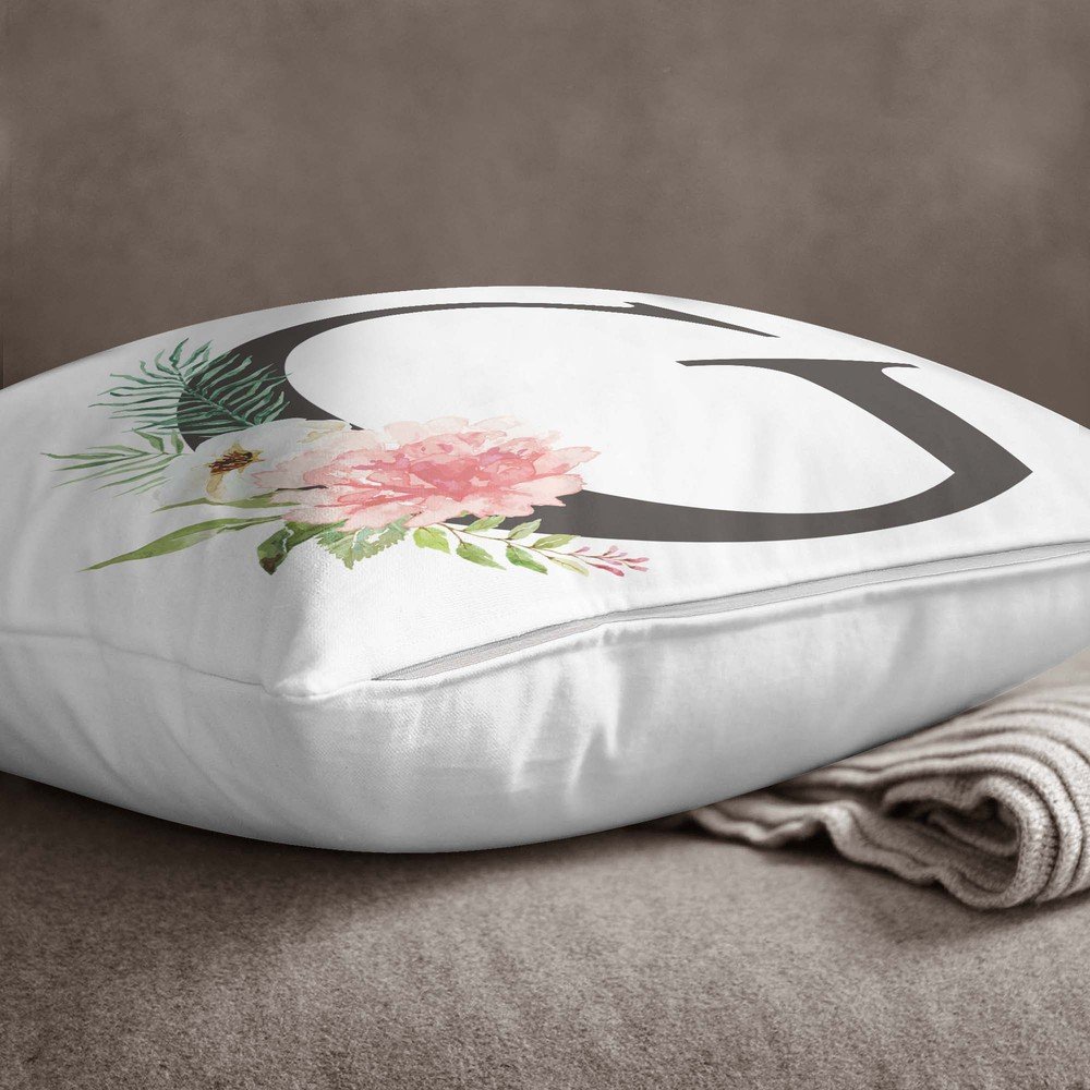 Povlak na polštář Minimalist Cushion Covers Floral Alphabet G, 45 x 45 cm v:1340229