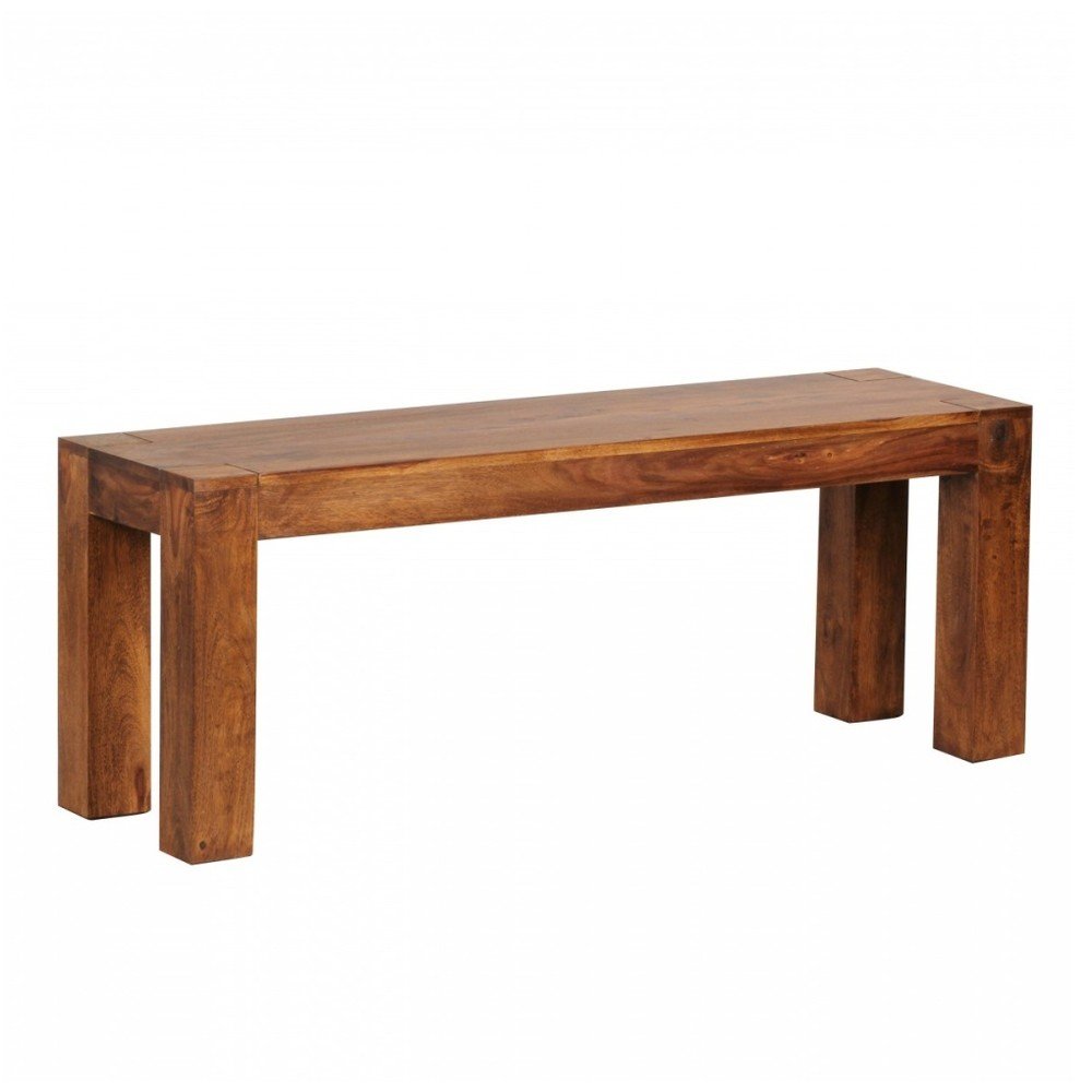 Lavice z masivního palisandrového dřeva Skyport Alison, délka 120 cm v:1136628