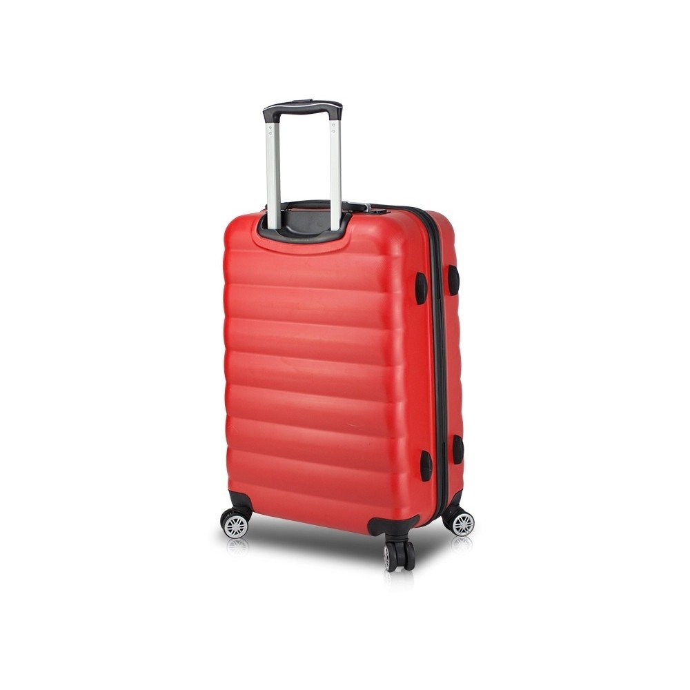 Červený cestovní kufr na kolečkách s USB portem My Valice COLORS RESSNO Medium Suitcase v:1219946