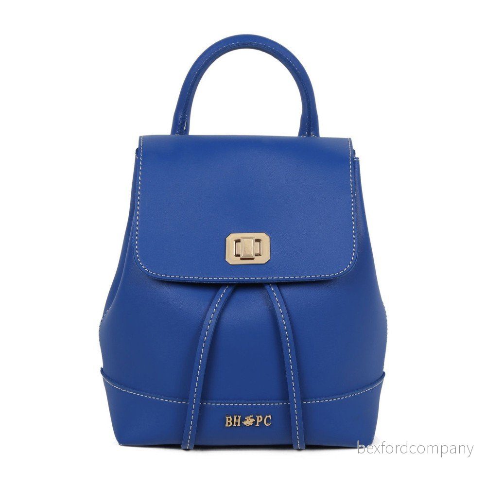 Modrý batoh z eko kůže Beverly Hills Polo Club Polly v:976536