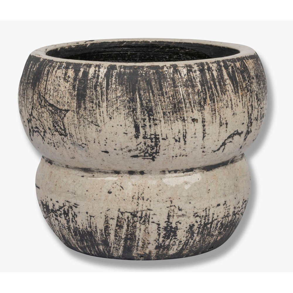 Keramický obal na květináč ø 17 cm Raw – Mette Ditmer Denmark v:1831608