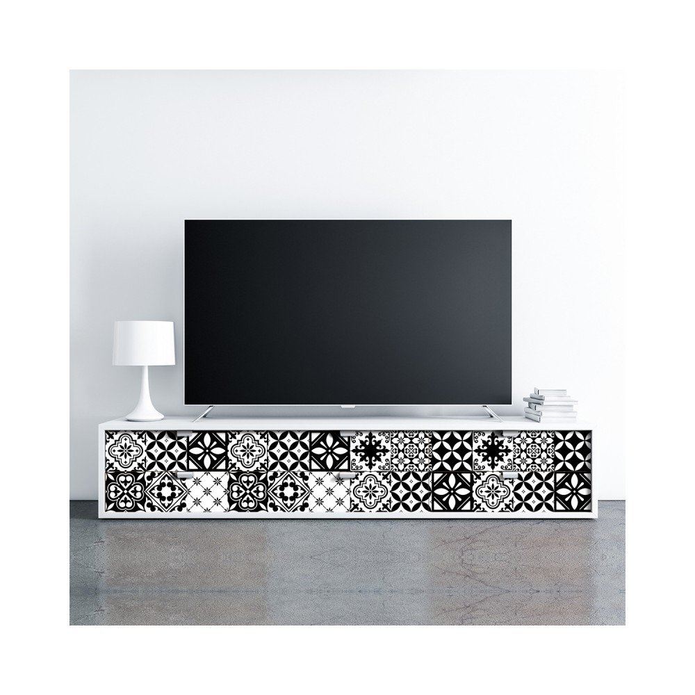 Sada 30 samolepek na nábytek Ambiance Tiles Stickers For Furniture Cynthia, 20 x 20 cm v:1204686