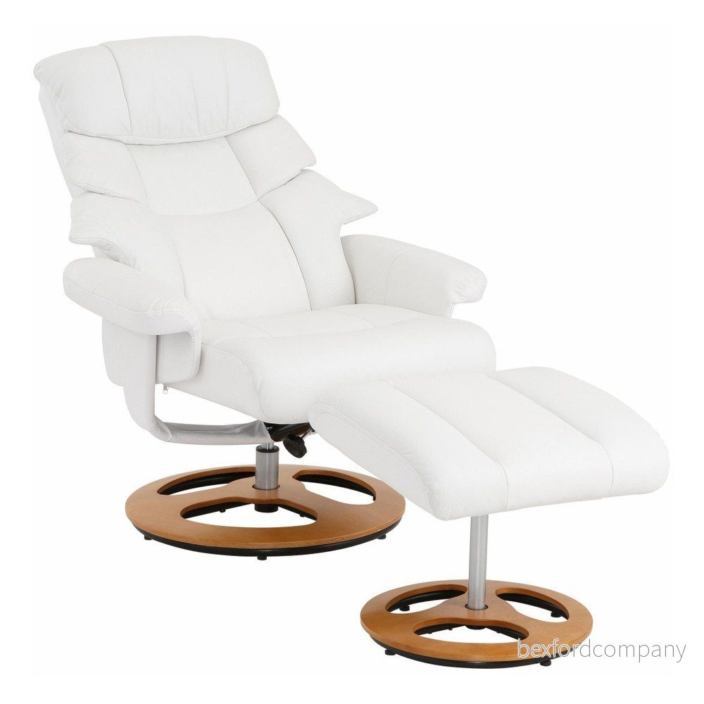 Set bílého křesla s podnožkou Støraa Tony v:923266